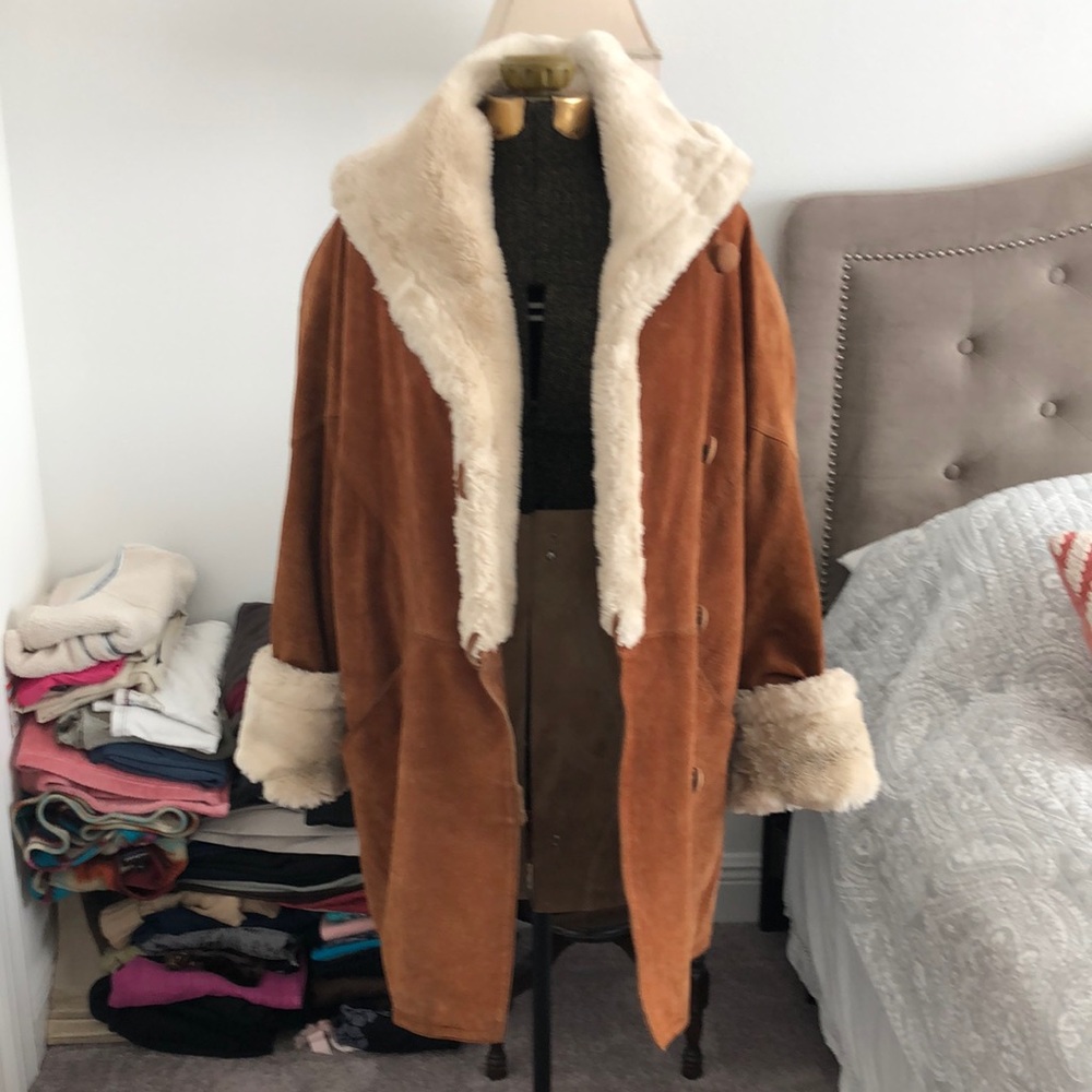 SOLD Suede Coat